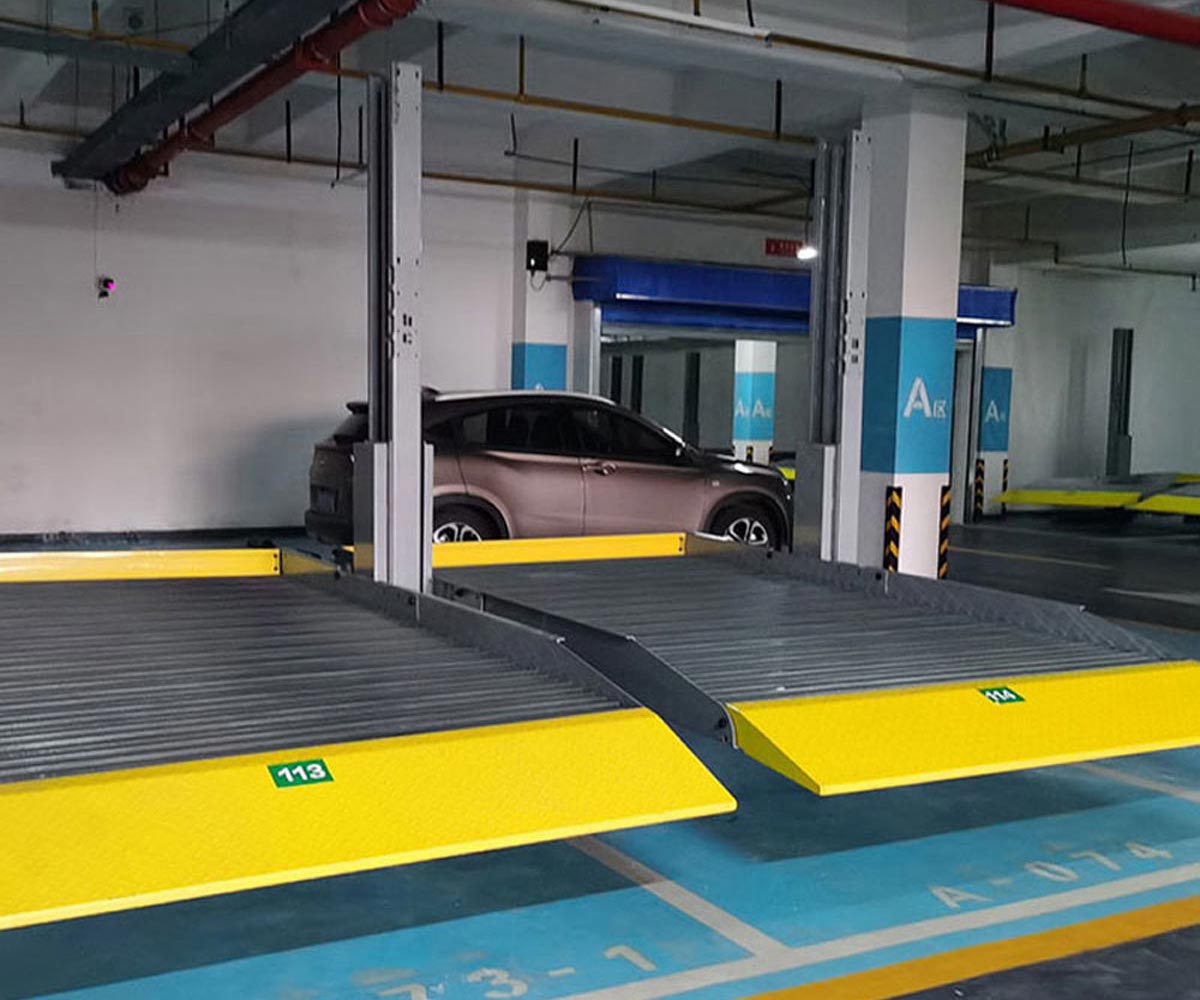 重庆两柱简易式立体停车设备改造