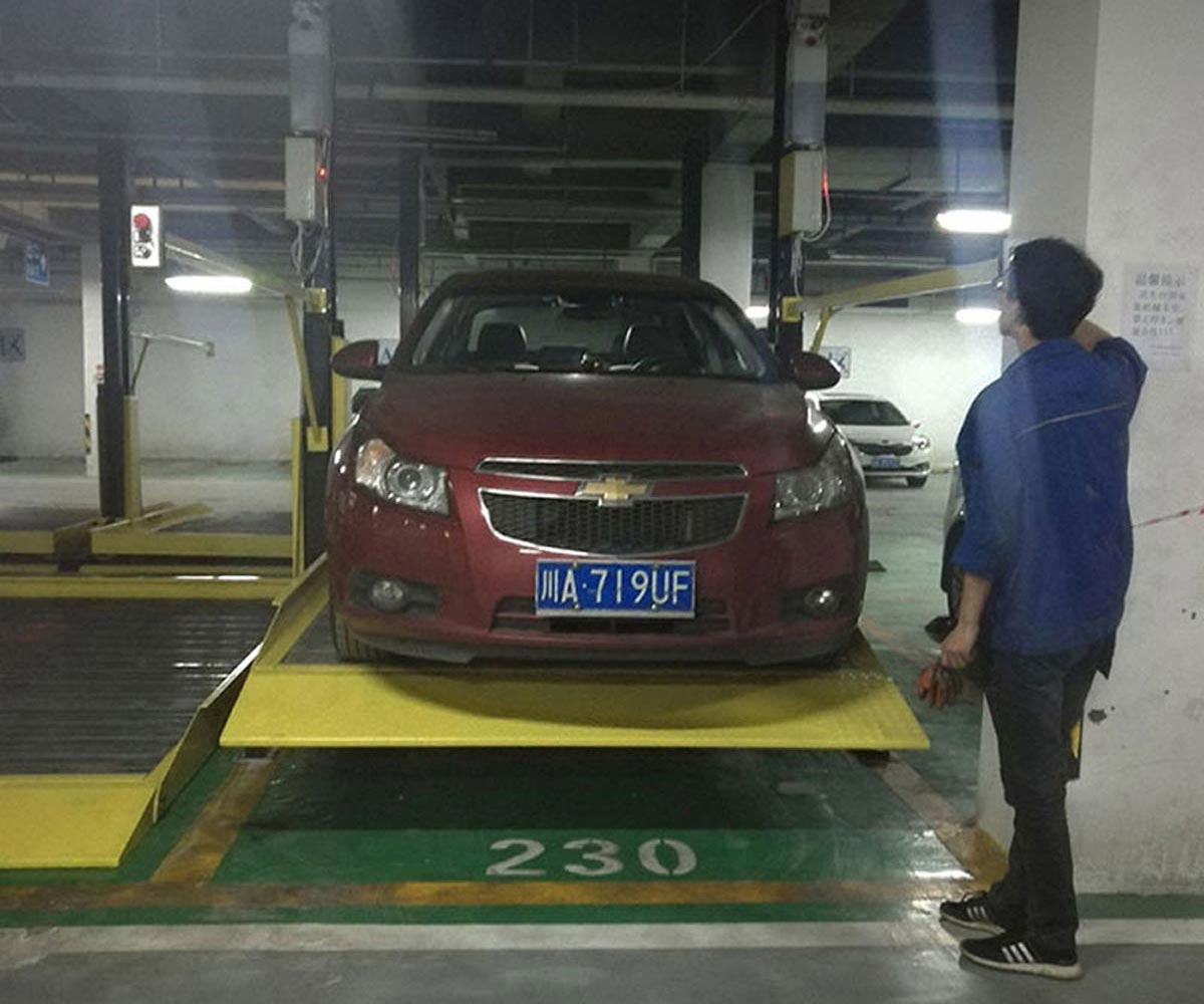 双柱简易式机械式停车库短租