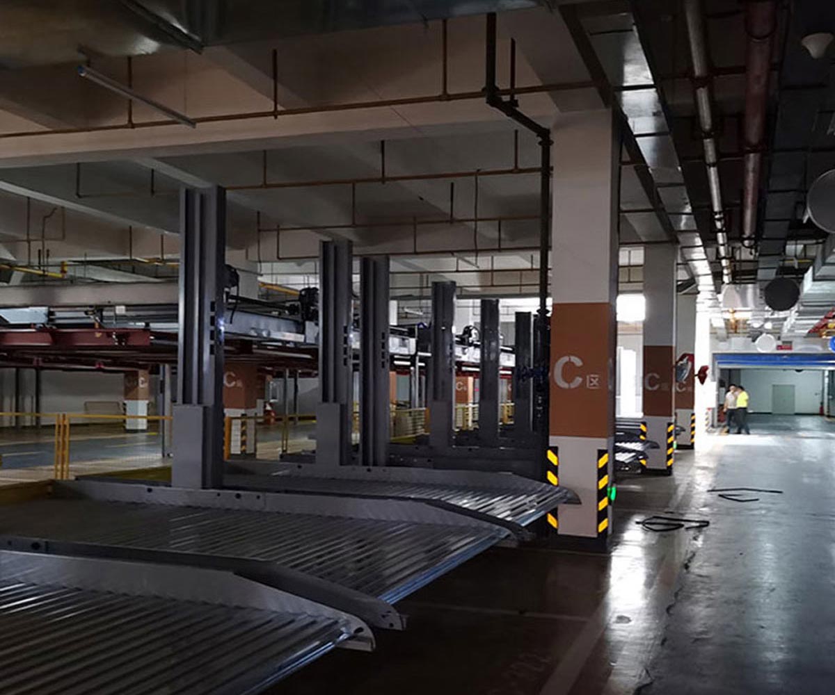 大渡口三层PSH型机械式停车设备过验收