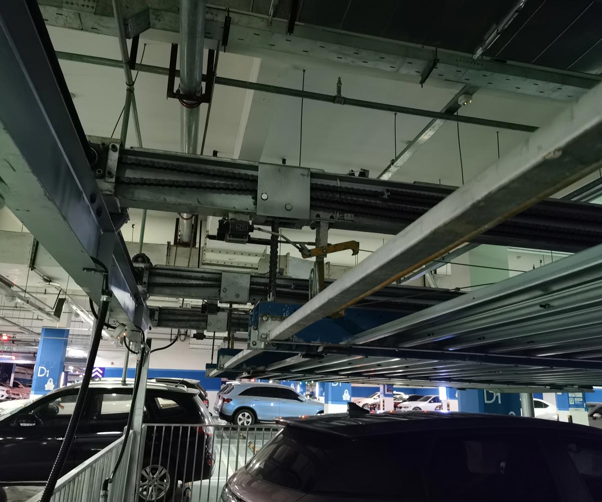 巫山PSH六层升降横移类停车设备